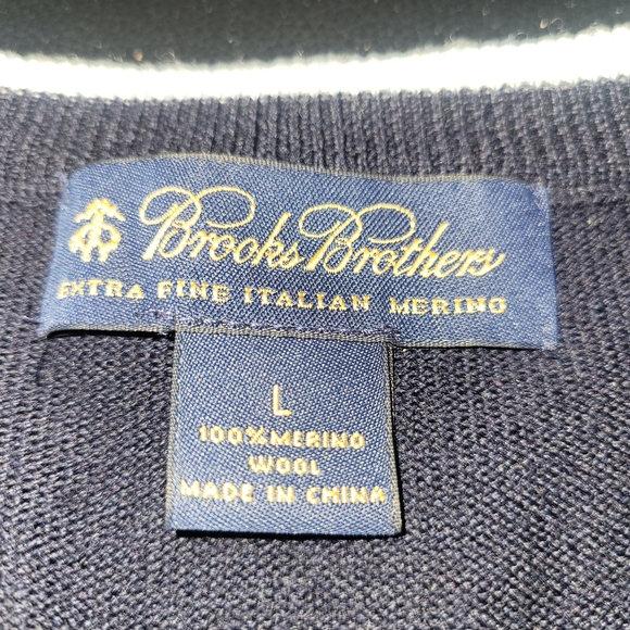 Men’s Sweater Vest Bundle Lot 3 Size Large Polo Ralph Lauren & Brooks Brothers! - Picture 10 of 10